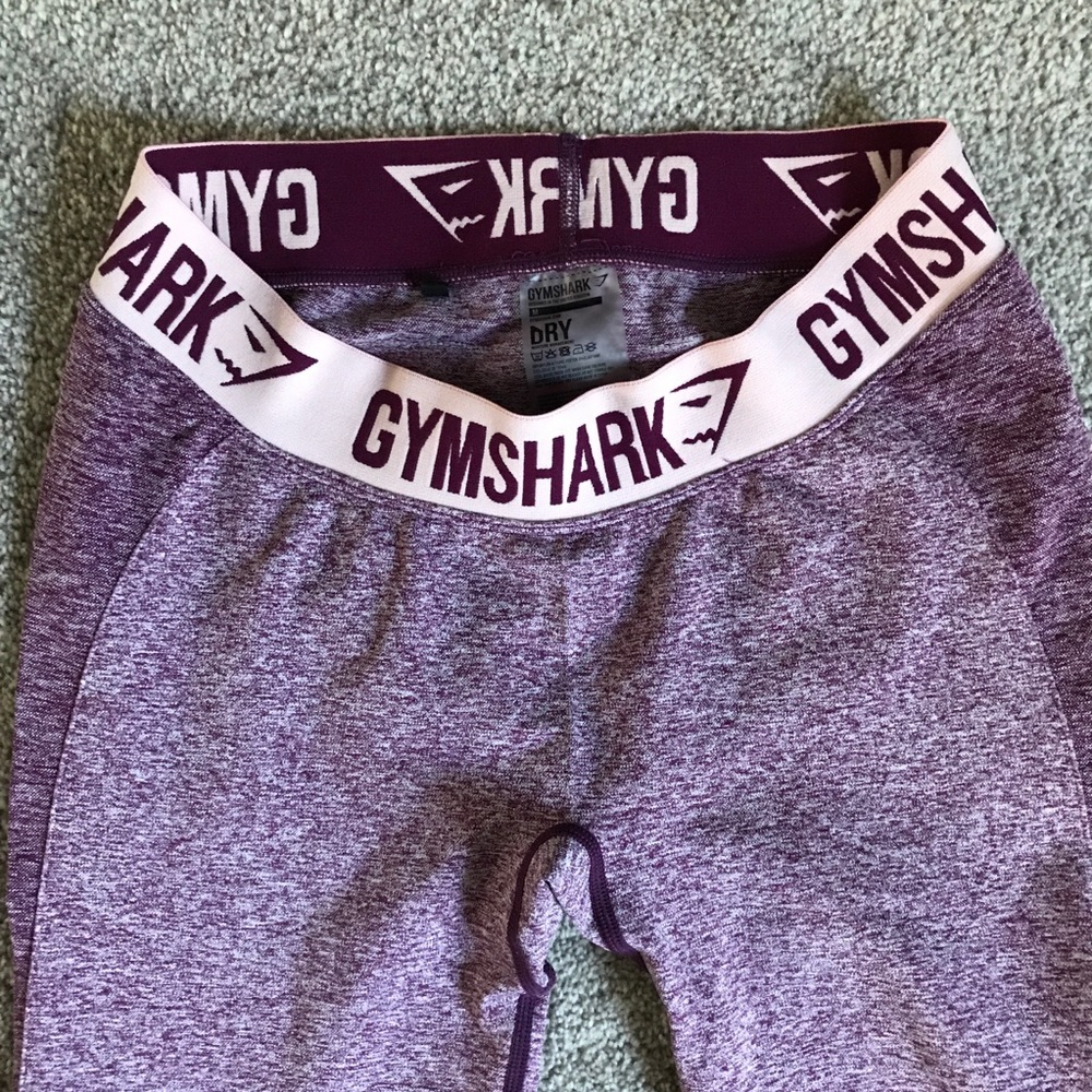 Gymshark Flex Leggings Dark Ruby - Picture 4 of 7